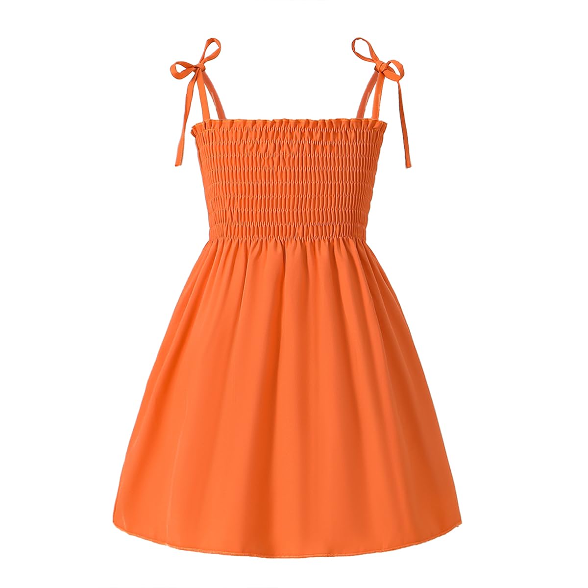 LYSMuch 1-7T Toddler Baby Girl Sleeveless Boho Dress Spaghetti Strap Outfit Casual Clothes