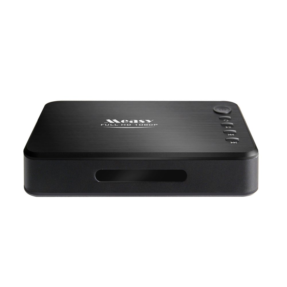 Andoer® Measy A1HD Full HD 1080P HD Media Player MKV / H.264 mit HDMI Video & Audio Anschluss USB2.0 Host SD Kartenleser Steckplatz IR Fernbedienung für HDTV