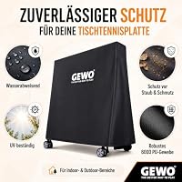 GEWO Tischtennisplatte Abdeckung Outdoor für klappbare Tischtennistische – Ansicht 2