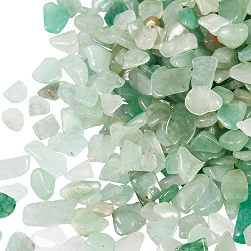 Nupuyai 0.5lb Green Aventurine Crystal Chip Stones, Irregular Shape Tumbled Crushed Healing Stones Quartz Rocks for Home Decor - Image 2