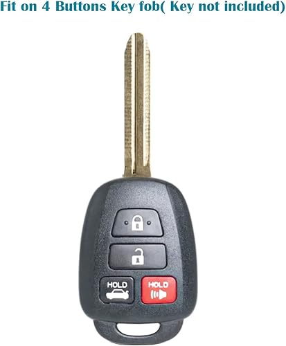 Miniatura 2 de Funda protectora de TPU suave de 360 grados compatible con Toyota Corolla 2014 2015 2016 2017 2018 2019 Camry 2014-2017 Tacoma 2016-2018 Control