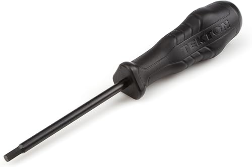 TEKTON 3/16 Inch Hex High-Torque Black Oxide Blade Screwdriver | DHX11188 | Made