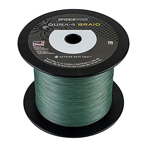 Spiderwire Filo da Pesca Dura 4 Green 0.40mm 1800m Trecciato PE Dyneema Mare Spinning Surfcasting Carpfishing Cover