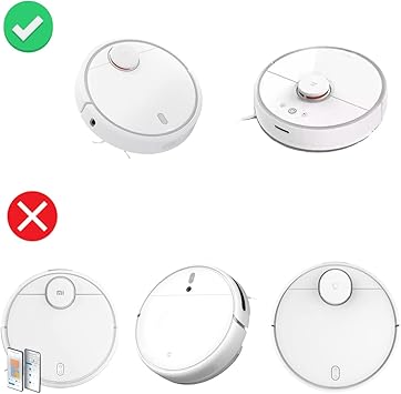 MIRTUX Pack Esencial de recambios compatibles con Xiaomi Mi Robot Vacuum 1 y 2 (no MOP). Kit de Accesorios de Repuesto para Robots Aspirador Xiaomi Roborock S50 S512