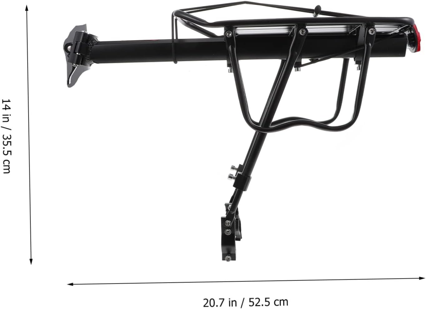 BESPORTBLE Quick Release Rear Shelf for Bike Rear Bike Rack Cargo Rack Aluminum Alloy