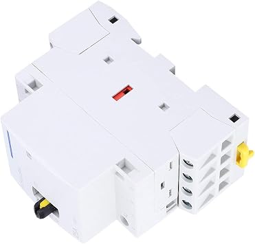 Household AC Contactor BCH8-25M 230V 4P 25A Household AC Modular Contactor with Manual Control Switch 4NO, Prevesseltvehow5ixg-01