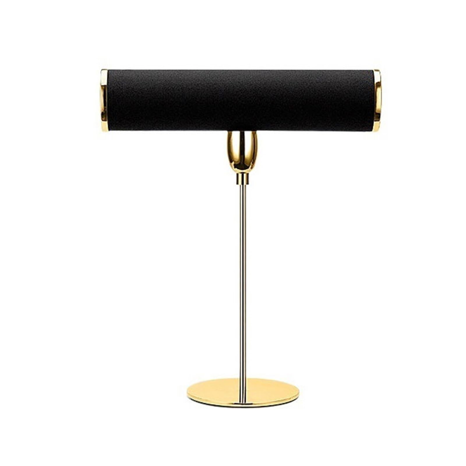 WANGHAI-666 Jewelry Rack Jewelry T-Bar Stand with Removable Base Microfiber Metal Display