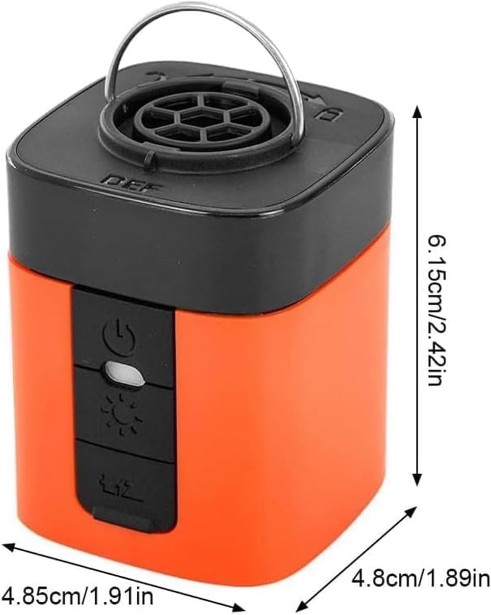 Compact Electric Pump with Vacuum & LED Light Ultra-Fast Inflation & Deflation, for Air Loungers, Sleeping Pads, Vacuum Bags & More.