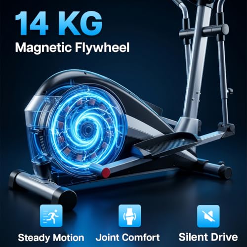 Image of Propel FitnessOne CX 83i Premium Elliptical Cross Trainer | Heavy-Duty 140 Kg Capacity | 14 Kg Flywheel | 15-Level Magnetic Resistance | 15 inch Performance Stride
