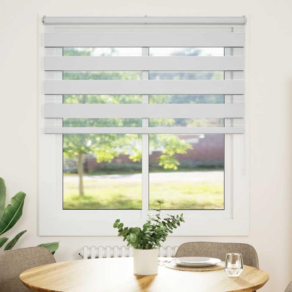 Store enrouleur double blanc 130 x 100 cm Klemmfix sans perçage