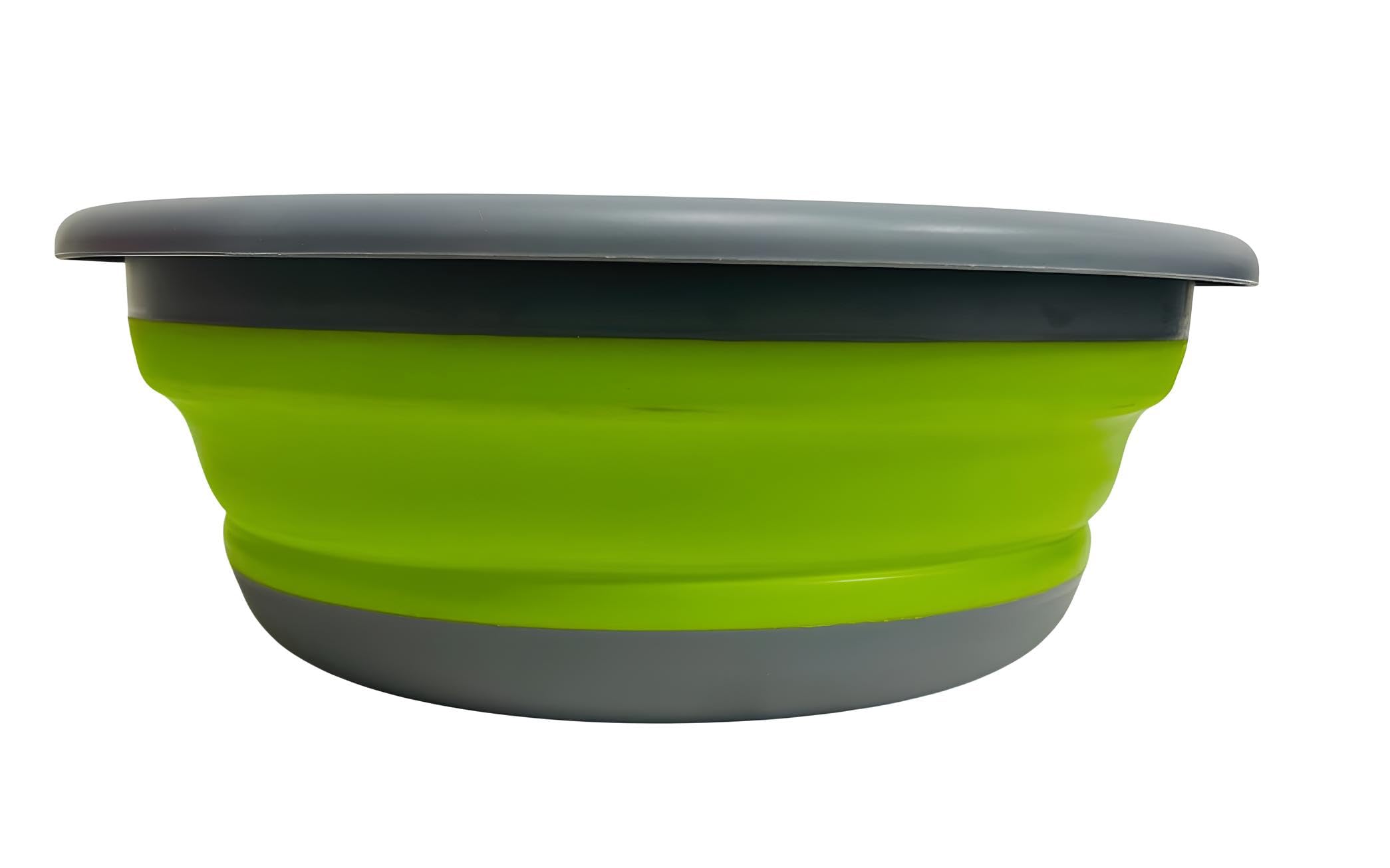 Bassin pliable rond 5 litres Ø 32 cm 9 litres Ø 37,5 cm lingette multifonction bassin de stockage pliable bac à linge plastique silicone bassin panier camping maison pique-nique camping-car