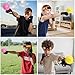 Boxing Reflex Ball for Kids, 2 Levels Boxing Ball with 2 Adjustable Headbands and 1 Pair Gloves Perfect for Reaction, Punching Speed, Fight Skill and Hand Eye Coordination Training (Yellow+Pink)