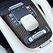 NVCNX Real Carbon Fiber Accessories for Mercedes Benz GLE 580 53 63 S AMG/GLS 450 580 63 AMG 2020-2026 2021 2022 2023 2024 2025 Center Console Gear Shift Panel Cover Interior Trim Overlay Decal 1PC