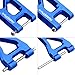 Hobbypark Aluminum Suspension Arms Set (Front and Rear) for Traxxas 1/18 LaTrax Teton Upgrades Desert Prerunner, Replace Parts 7630 (4-Pack) (Navy Blue)