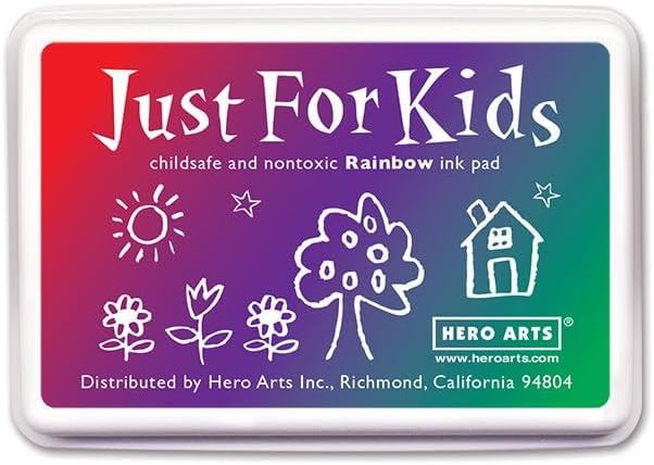 Hero Arts CS108 Ink, Just for Kids Rainbow Ink Pad