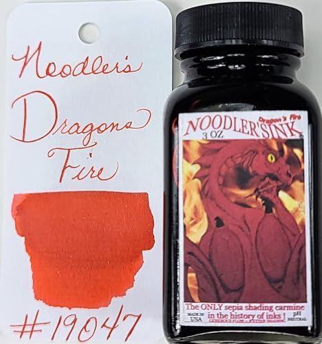 Image of Noodler's Dragons Napalm Red 3oz Bottle Ink