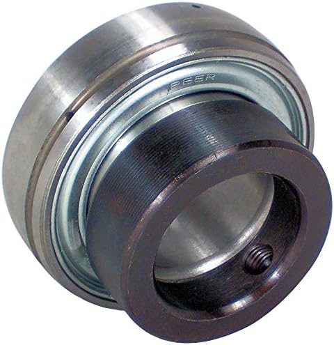 FH207-35MM Insert Bearing, FH200-G Series, Narrow inner Ring, Spherical Outer Ring, Non-Relubricable, Eccentric Locking Collar, Metric, Single Lip Seal, 35 mm Bore, 19 mm Inner Ring, 25.40 mm Outer Ring, 35 mm (1.378") ID, 72 mm (2.835") OD, 72 mm (2.835") Width
