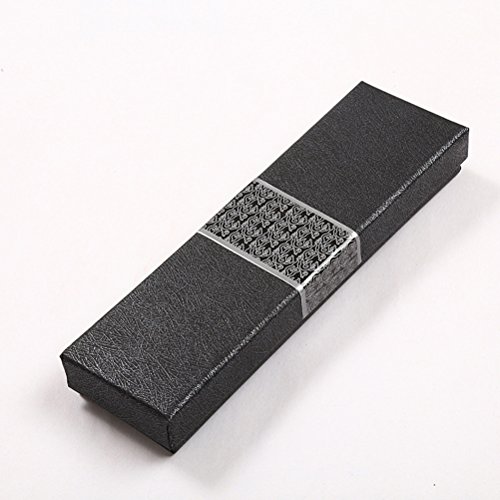 TOYMYTOY 4pcs Universal Exquisite Fountain Pen Box with Cushion Empty Case Bulk Collection Gift Box(Black)