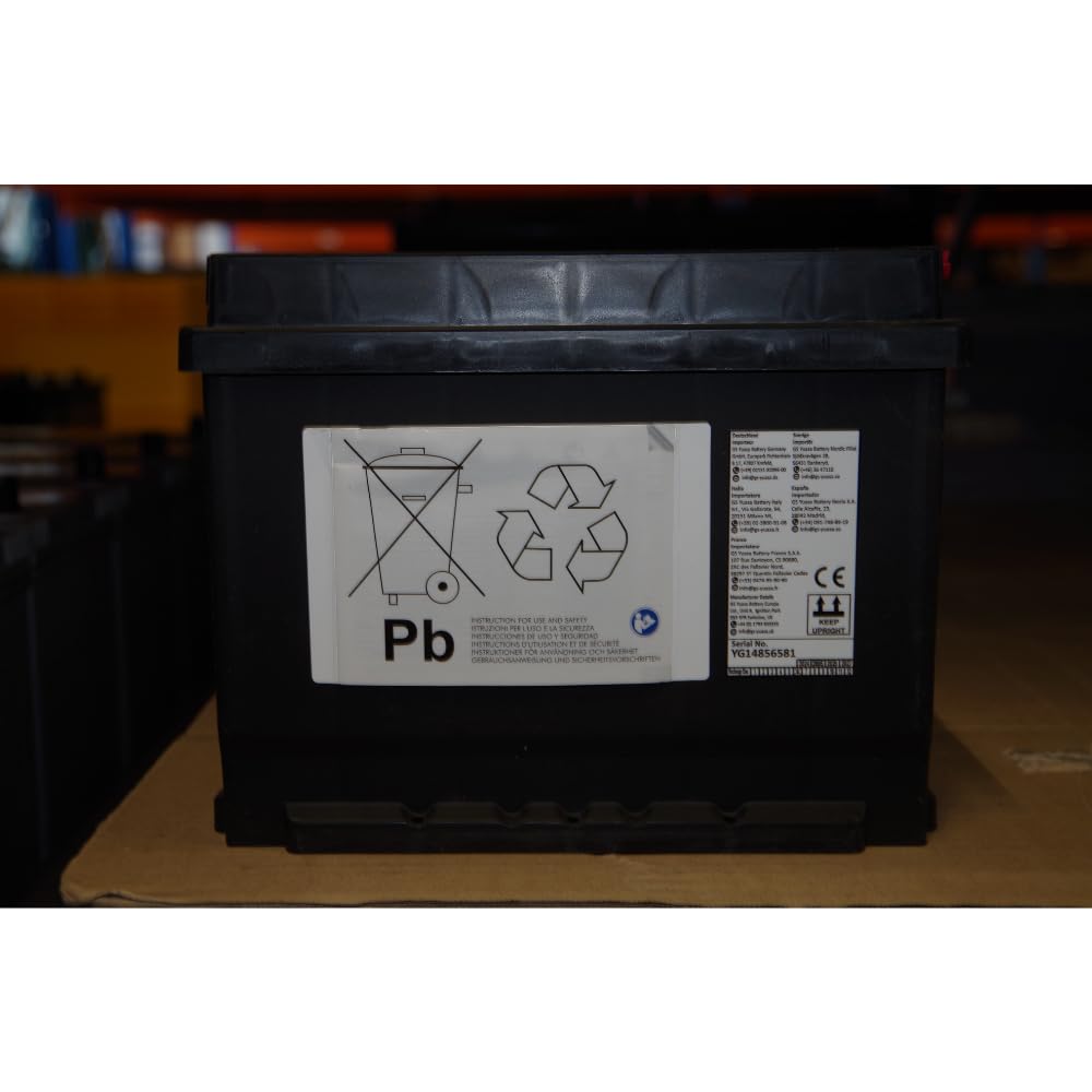 YUASA Batteria 62, Ah 550, A/EN YBX3078 L 243mm B 175mm H 190mm Compatibilità con TOYOTA Yaris Hatchback P1, CHEVROLET CAPTIVA C100, C140, NISSAN TERRANO II R20, JEEP Renegade SUV BU, B1, ALFA ROMEO