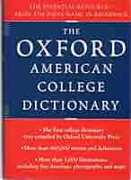 THE AMERICAN COLLEGE DICTIONARY 紀伊国屋書店 Amazon.co.jp: Oxford American College Dictionary : 本