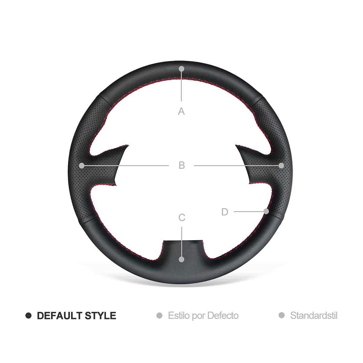 MEWANT Steering Wheel Cover for Toyota RAV4 1998-2003 / Celica 1998-2005 / Corolla (US) 2003-2008 / Matrix 2003-2004 / MR2 2000-2004 / Steering Wheel Accessories for RAV4