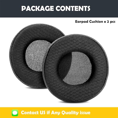 Almohadillas para auriculares Xone XD2-53 de repuesto para auriculares Allen & Heath Xone XD2-53 y XD-53, con tela duradera y espuma viscoelástica miniatura 5