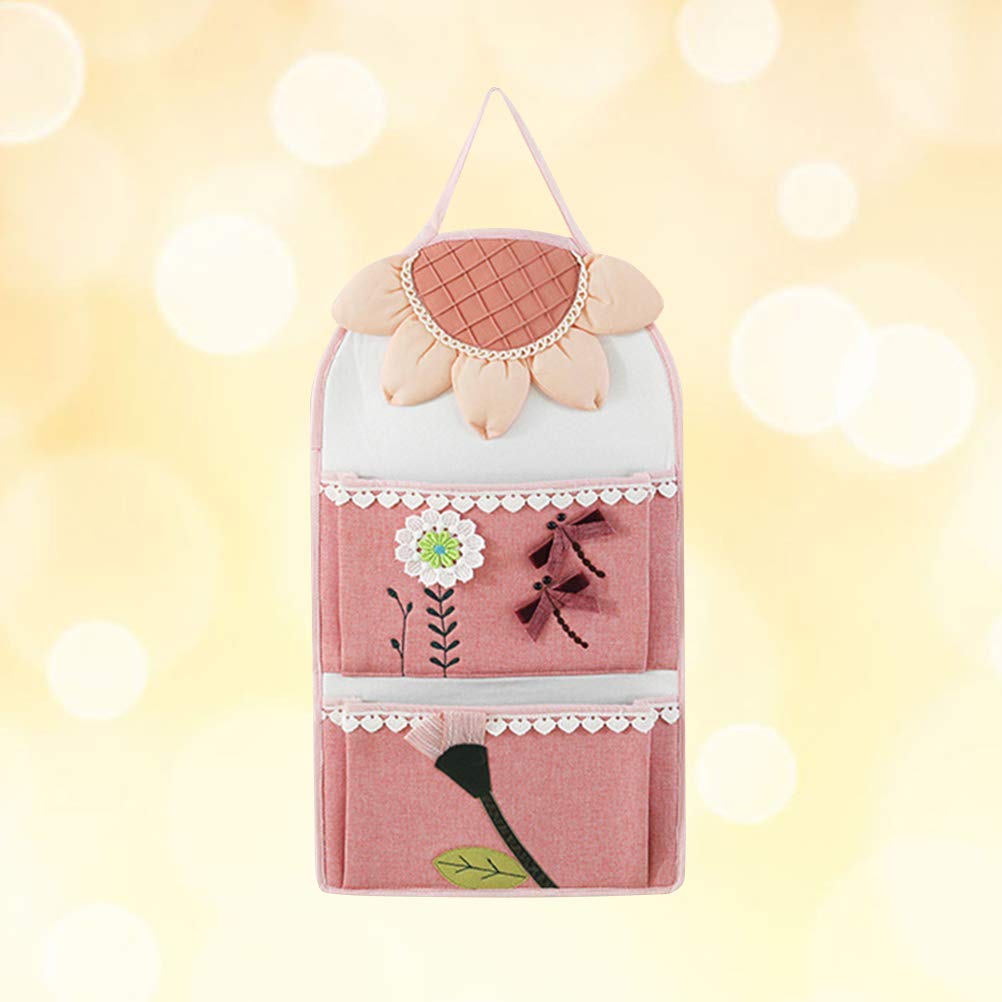 Bolsa de almacenamiento impermeable para colgar en la pared, organizador de armario Farbric, organizador de bolsillo para colgar en el dormitorio y el baño