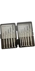 Amazon | エスコ 11本組[+-]ドライバーセット(精密用) EA552GC