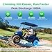 48V 100AH Golf Cart Batteries,48V Lithium Battery Golf Cart with 58.4V 18A Charger and LCD Bluetooth Monitor,Peak Current 1000A,Built-in Smart 200A BMS,Perfect for Golf Carts,Solar Energy,Off-Grid