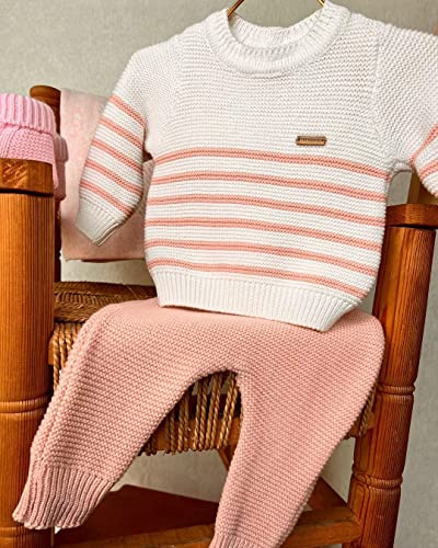 Image of Minora Baby Winter Clothing Set |Pants and Sweater for Boys and Girls |Long Sleeve Tops and Pants Outfits |0-12 Months