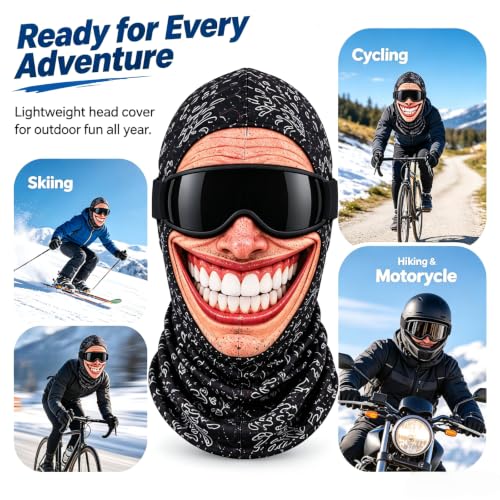 Balaclava Face Mask, 3D Funny Ski Face Mask - image 6
