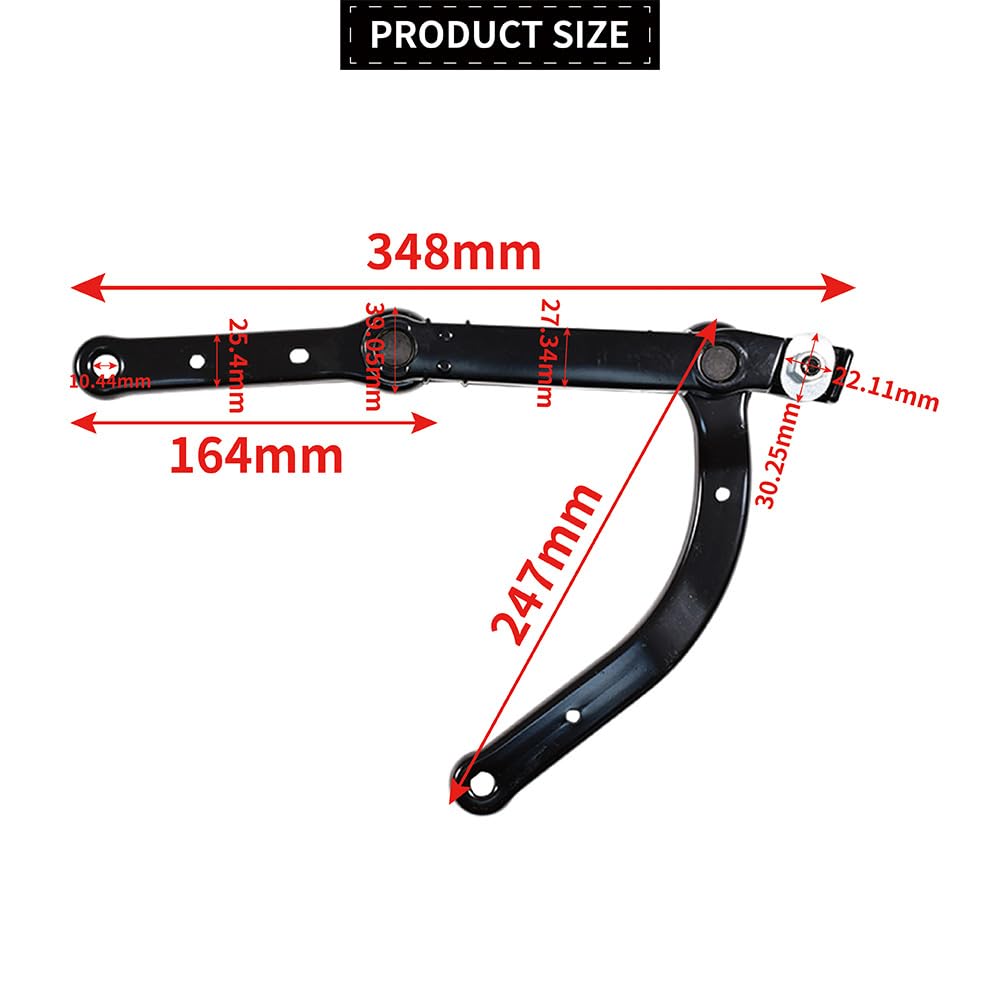 Braccio Tergicristallo Anteriore Destro Lato Passeggero Compatibile con BMW E60 E61 E63 E64 61617185366