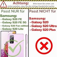 LeYi für Handyhülle Samsung S20 FE 5G/4G mit Kameraschutz & 2 Schutzfolie, Full 360 Grad Ständer Tough Armor Schutzhülle Outdoor Bumper Handy Hülle A 54 5 G Hard Case Military Blau – Ansicht 2