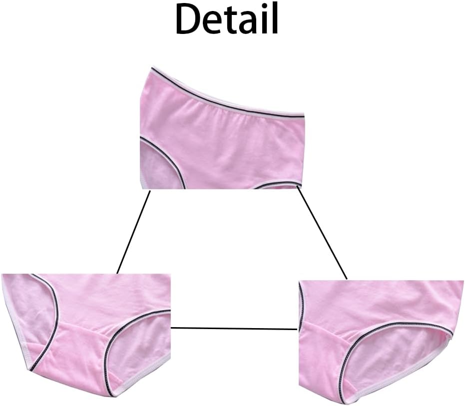 Teen Girls Underwear for 12 Pack Cotton Briefs (L, Multicolor, 8-16Years) - Image 5