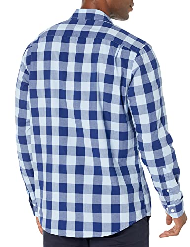 Image of Amazon Essentials Men's Regular-Fit Long-Sleeve Casual Poplin Shirt, Button Front, Business Casual, Collared