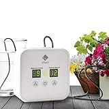 [Upgraded] Automatic Watering System, Automatic Drip Irrigation Kit with 30-Day Digital Programmable Water Timer for 8 Indoor Potted Plants Vacation Plant Watering System