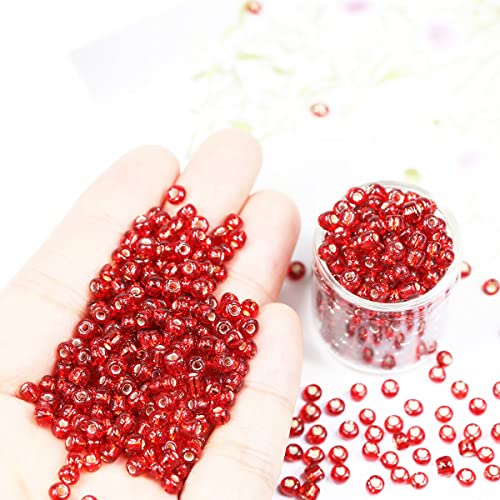 Bala&Fillic Lavender Color 4mm Seed Beads About 1200pcs/100Grams in Bag - Image 3