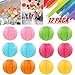 Produktbild STARPIA 12er 8 Zoll Papier Laternen Lampions 8" Rund Ballform Lampenschirm Papierlaterner Papierlampen für Garten Party Geburtstag Weihnachten Baby Duschen und Hochzeit Dekoration