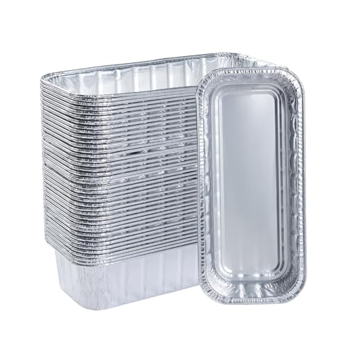 DONSIQIZZ Drip Pans for Weber SmokeFire EX4 EX6 EPX6 Summit & Genesis II 400 600 Series Grill Disposable Grease Tray Liner for Weber 28 36 Inch Griddle Heavy Duty Aluminum Foil 40 Pack