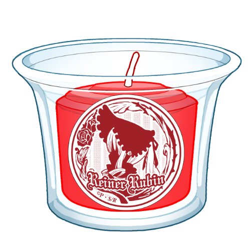Bougie rouge Rozen Maiden pour une ambiance feutrée de salon otaku