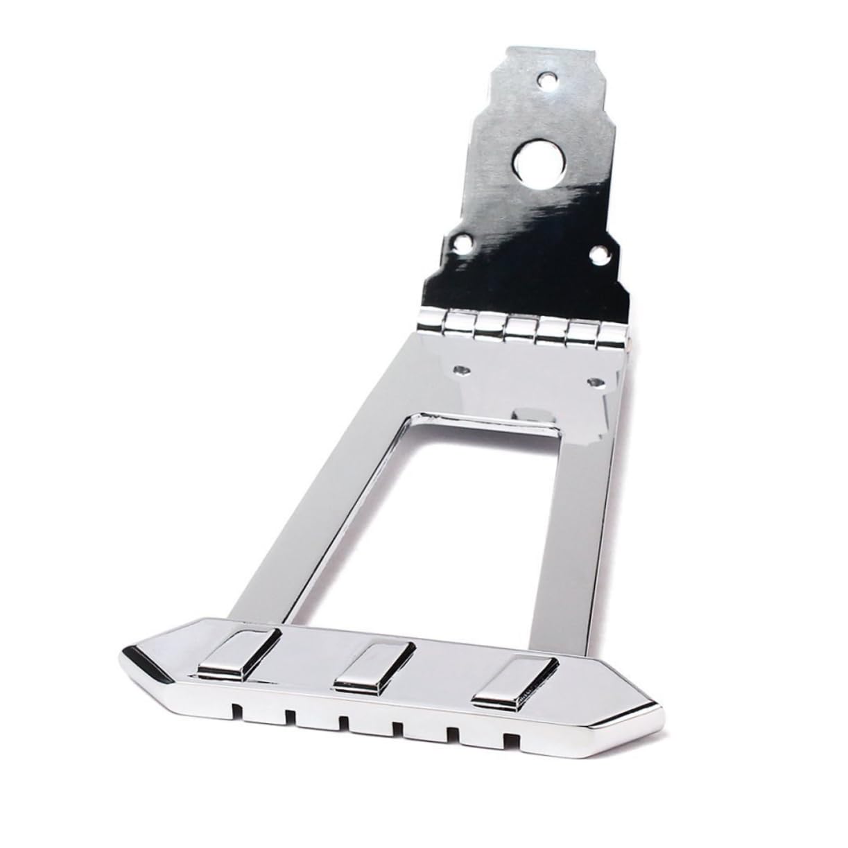 ibasenice 6 String Archtop Guitar Tailpiece Guitar Tail Archtop Guitar Tailpiece and Bridge Silver Guitar Trapezoidal Tailpiece Bridge