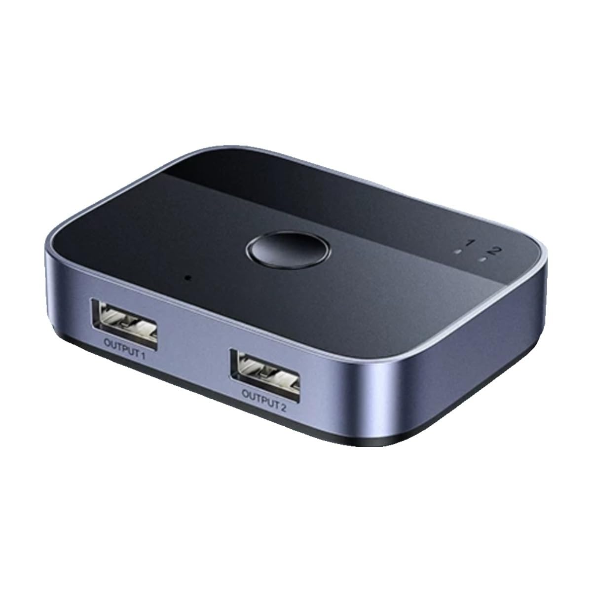 Data Cable Connection Switch Two-in-one-Out Shared Conversion one-to-Two Dual USB Splitter one to Two(2x2 USB 3.0 Triple Core)-image-0