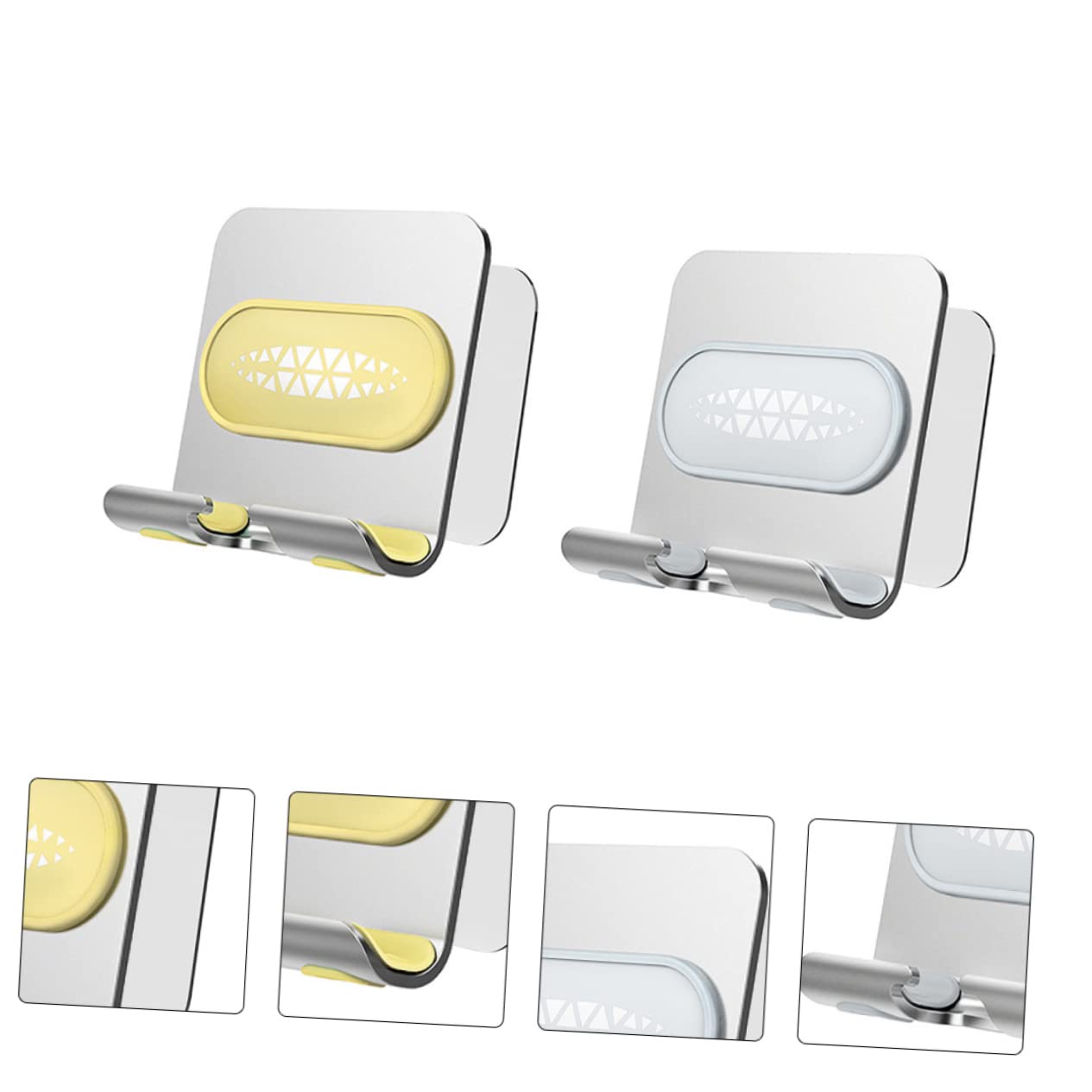 Artibetter 4pezzi Supporto Per Smartphone Per Tavolo Adatto Per Videochiamate e Visione Di Film Facile Da Trasportare Design Elegante e Resistente