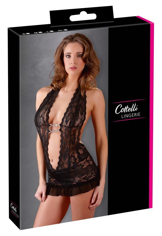 Cottelli Collection Large Black Little Lace Dress