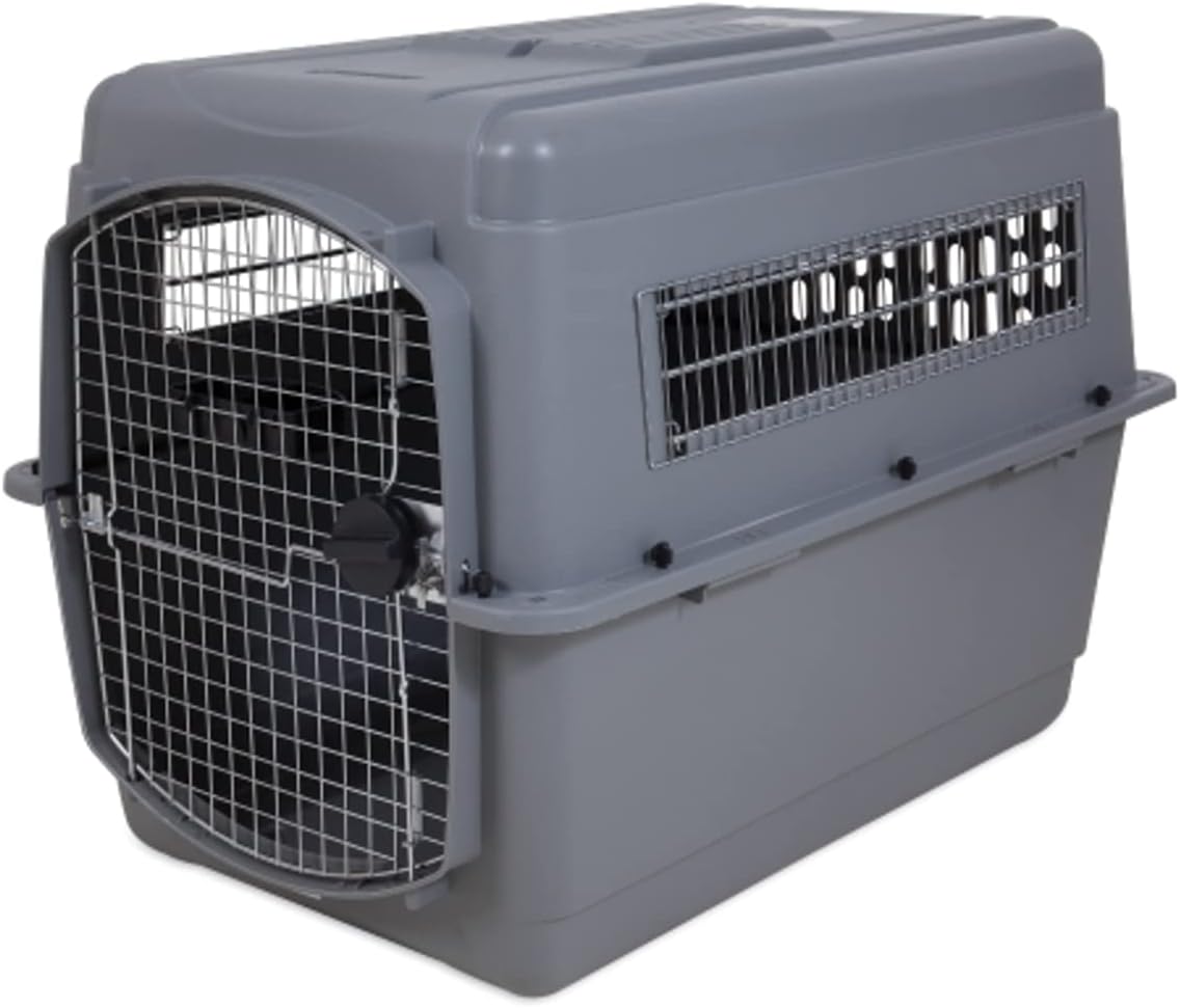 Petmate Vari Plastic Dog Transport Box (XL) Grey