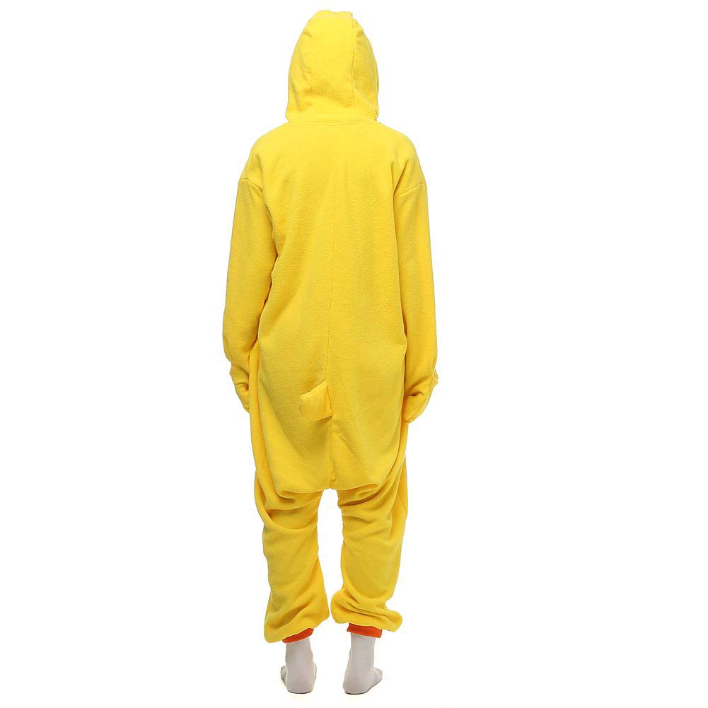 dressfan Animal Jaune Canard Vêtements De Nuit Canard vêtements Cosplay vêtements De Noël Halloween Pyjamas pour Unisexe Adultes