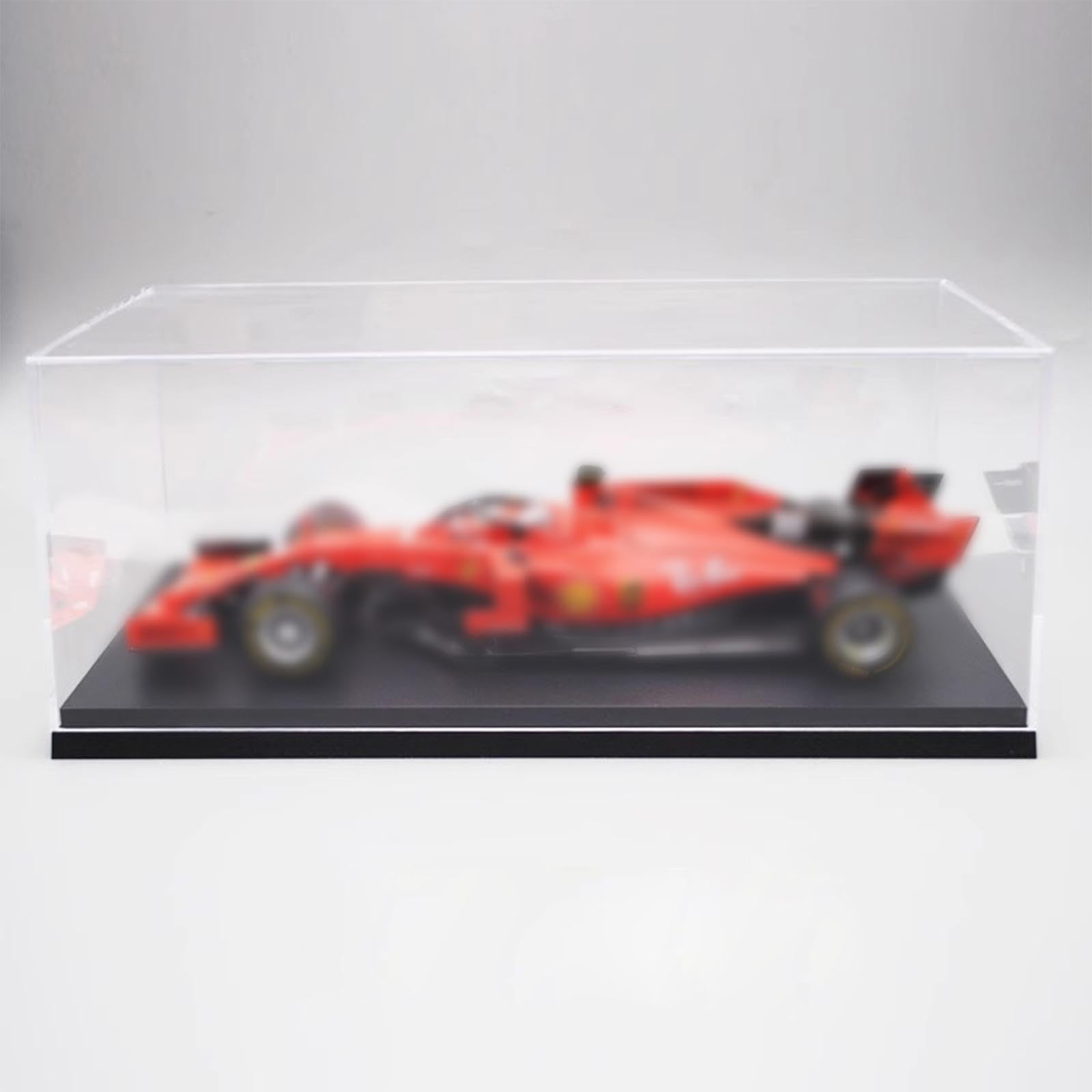 Colcolo Acryl Vitrine Modellauto Vitrine Schaukasten Sammelbox Präsentationsbox Aus Acryl mit Sockel Staubdichter Schutz Transparentes Gehäuse Montierbar für