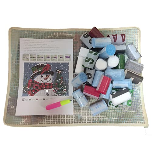 ZFFLYH Christmas Snowman Latch Hook Rug Kits - Image 2