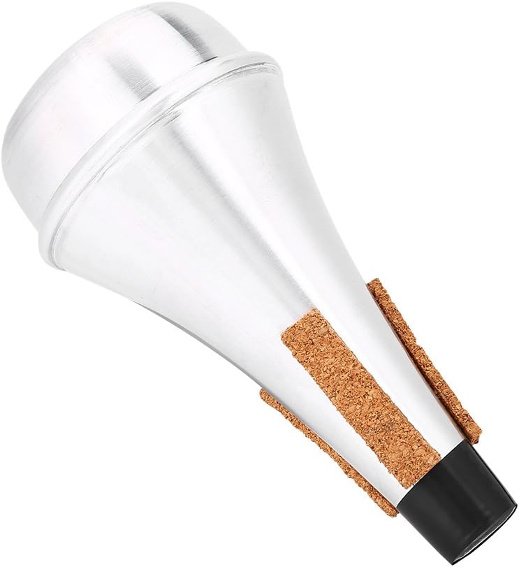 Trumpet Mute, Metal Trumpet Practice Muffler Reduce the Sound of Practicing Trumpet (Can't Fully Muted )Trumpet Accessory Parts