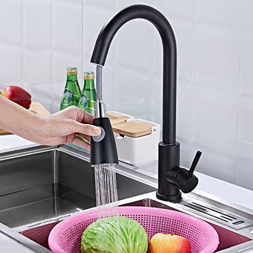 Grifo de cocina con rociador extraíble para acabar con las salpicaduras de agua 5